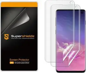 (2 Pack) Designed for  Galaxy S10 Screen Protector (Full Coverage) High Definition Clear Shield (TPU)