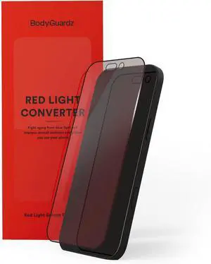 Red Light Converter Compatible with iPhone Screen Protector - Extreme Impact Protection With Red Light Conversion - Easy Install - 9H Hardness - Case Friendly (for iPhone 16 Pro Max - 6.9 inch)