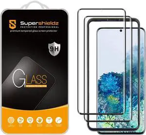 (2 Pack) Designed for  Galaxy S20 5G / Galaxy S20 5G UW Tempered Glass Screen Protector with (Easy Installation Tray) (3D Curved Glass) Anti Scratch Bubble Free (Black)