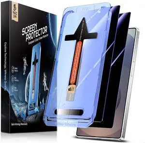 2 Pack for  Galaxy S25 Ultra Privacy Tempered Glass Screen Protector Bubble Free Easy Installation Auto Dust-Elimination