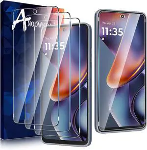 3 Pack Designed for Moto G 2025 Screen Protector Tempered Glass Film.Anti-Breakage.Anti-Scratch No Bubbles 9H Hardness.Easy Installation for Moto G 5G 2025