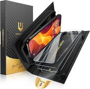 for iPhone 16 Screen Protector [Quick-Installation Box] 3-Pack 9H+ Hardness Shatterproof Tempered Glass [99.99% HD Clear] [Case Friendly] [Bubble Free] for  16 6.1 inch