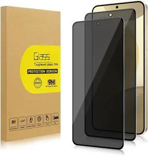 2 Pack Privacy Screen Protector for  Galaxy S24+/ Galaxy S24 Plus 6.7 [Anti-Spy Tempered Glass][Fingerprint Unlock Support] Anti-Scratch Bubble-Free Easy Install 9H Protective Glass