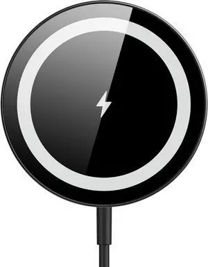 for Mag-Safe Charger Magnetic Wireless Charger Made for iPhone 17/17 Pro/17 Pro Max/Air/16/15/14/13/12 Series Mag Safe Charging Pad for  3 2 (Black)