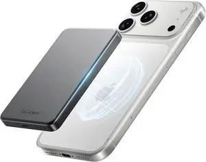 10 000mAh MagSafe Power Bank Ultra Slim Magnetic Wireless Charger with USB-C Cable Fast Charging Portable Battery for iPhone 17 Pro Max/17 Pro/Air/16/15/14/13/12 All-Metal Design