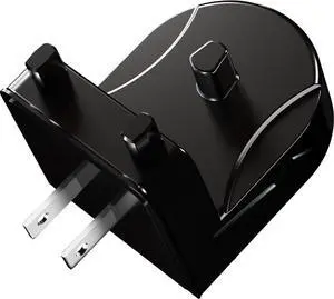 Teeteck Toothbrush Wall Charger for Braun Oral-B Electric Toothbrush Replacement Model 3757 Wireless Charger Base-Waterproof & Portable- Ideal for Bathroom and Travel (Bright Black US)