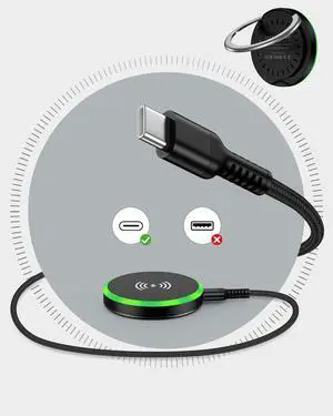 MagSafe Wireless Charger 15W Fast Charging Pad for  Galaxy S25 Ultra S24 Magnetic Charger Finger Holder Stand for iPhone 17 17Pro 17 Air 16e 16 Pro Max 15 Android  Pixel 10 Pro