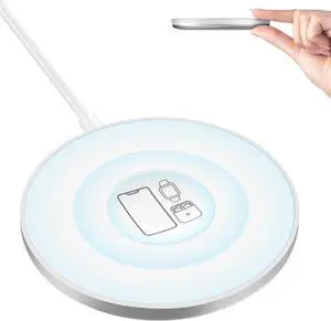Wireless Charger Wireless Charging Pad for iPhone 17/16/15/14/13/12 Series Wireless Magnet Mag Safe Charging Mat Station for  Watch  2/Pro/4/3/2
