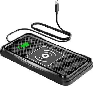 Wireless Charger for Car 20W Max Fast Car Charging Pad Non-Slip Charger for iPhone 16/15/14/13/12 Galaxy S25-S9 Android Devices (Type C) Wireless Charger for Car 20W Max Fast Car Charging Pad Non-Slip Charger for iPhone 16/15/14/13/12 Galaxy S25-S9 Android Devices (Type C)