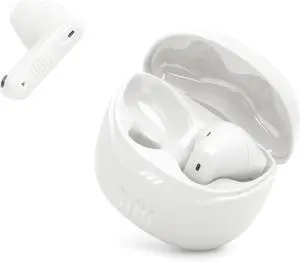 Tune Flex 2 - True Wireless Noise Cancelling Earbuds Spatial Sound and Smart Ambient Technology 6 mics for Perfect Calls up to 48Hrs of Playback IP54 Dust & Water Resistant (White)
