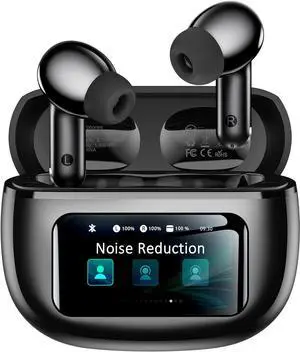 Wireless Earbuds Ear Buds Active Noise Cancelling with Charging Case 6.0 Bluetooth Earbuds with AI Clear Calls 40H Playtime for Sports & Working Stereo Sound Headphones for iPhone/Android/iPad