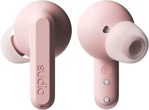 A3 Pro Noise Cancelling Earbuds  25H Playtime ANC Multipoint Bluetooth 5.4 Clear Calls IPX4 Sweat & Splash Resistant USB-C Charging Made from Recycled Plastics (Pink)