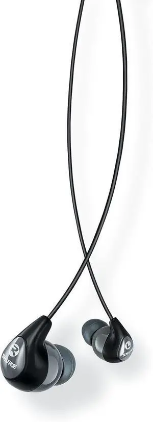 SE112 PRO Wired Earbuds - Professional Sound Isolating Earphones with Single Dynamic MicroDriver Secure In-Ear Fit Fixed Cable Durable Quality - Gray (SE112-GR)