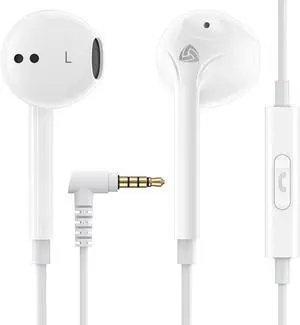 ZENITH Wired Earbuds in-Ear Headphones 2 Years Warranty Earphones with Microphone Corded for 3.5mm Jack Ear Buds for iPhone  Computer Laptop Kids School Students Women Small Ear