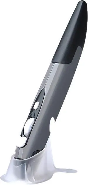 Wireless Optical Pocket Pen Mouse 2.4GHZ USB Wireless Optical Mini Air Mouse for PC Laptop Notebook Computer Mac (Grey)