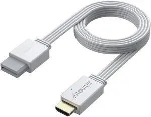 Wii to HDMI Converter 1080P 5ft/150cm for Full HD Device Adapter with HDMI Male Cable Output Compatible with Nintendo Wii Wii U HDTV Monitor-Supports All Wii Display Modes