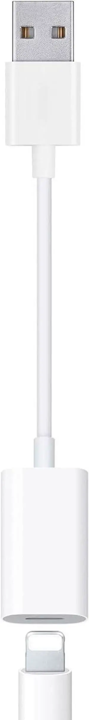 USB Male to Lightning Female Audio Adapter Cable Type A to Lightning Dongle Converter Support Volume Control Mic Compatible with MacBook Computer PC Headphone Earphones Earbuds and More USB Male to Lightning Female Audio Adapter Cable Type A to Lightning Dongle Converter Support Volume Control Mic Compatible with MacBook Computer PC Headphone Earphones Earbuds and More