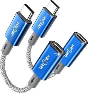 2 Pack Lightning to USB C Adapter Lightning Female to USB C Male Cable Adapter Type C Charger Connector for iPhone 17 16 15 Pro Max Plus S25/S24/S23 Fast Charging & Data Sync Not for Audio/OTG 2 Pack Lightning to USB C Adapter Lightning Female to USB C Male Cable Adapter Type C Charger Connector for iPhone 17 16 15 Pro Max Plus S25/S24/S23 Fast Charging & Data Sync Not for Audio/OTG