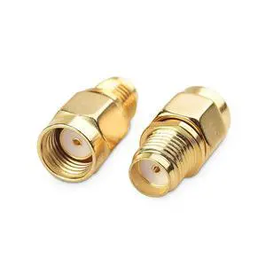2-Pack SMA Female to RPSMA Male Adapter (SMA Male to Female Reverse Polarity Gender Changer Adapter)