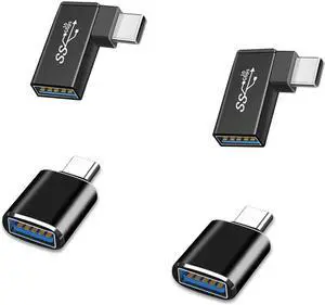 USB C to USB Adapter USBC to USB A 3.0 OTG Adapter Type C Thunderbolt Converter USB-C Port Adaptor Connector for  MacBook Pro Air Mac Surface Pro iPad  Chromebook  Laptop Computer
