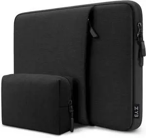 Laptop Case 16 Inch 16 Inch Laptop Sleeve for 16 Inch Notebook MacBook Pro 16  ThinkBook/IdeaPad/ThinkPad HP    etc Waterproof Computer Sleeve with Pocket & Accessory Bag-Black