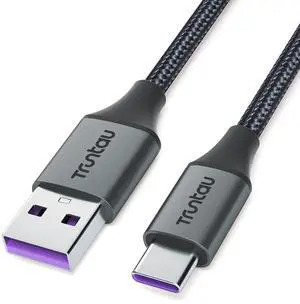 USB A to USB C Fast Charger Cable for iPhone 17/16/15 16 Pro Max 16 Plus 16E 17Air iPad AirPods MacBook Car Carplay Cable Cat Proof USB Cable 3A 60W Nylon Braided Black 3.3FT/1M USB A to USB C Fast Charger Cable for iPhone 17/16/15 16 Pro Max 16 Plus 16E 17Air iPad AirPods MacBook Car Carplay Cable Cat Proof USB Cable 3A 60W Nylon Braided Black 3.3FT/1M