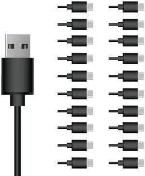 USB C Cable 20 Pack 3FT USB 2.0 Cables Bulk Type C Charging Cords Black USB C Cable 20 Pack 3FT USB 2.0 Cables Bulk Type C Charging Cords Black