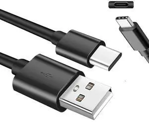 USB C Charger Cable for  Charger USB A to USB C Type C Charger Cable Fast Charging 3A 15W Android  Xiaomi Nokia Motorola - Ultra-Durable USB C Cable 3.3 Ft/1 Meter Black