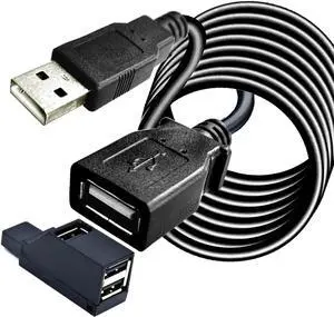 Long USB 2.0 Extension Cable 40FT with hub Long USB2.0 A Male to Female USB A Cable Extension Cord USB 2.0 A Data Transfer Extender USB Cable USB2.0 A Connector for USB Flash Drive/Hard Drive
