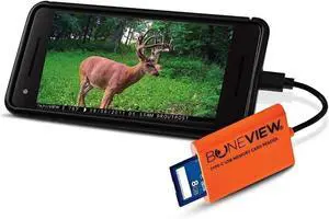 SD Card Reader for Android - Type C USB Trail Camera Viewer by - Backup Play Save and Share Deer Hunting Photo & Video from Game Cam Memory Chips on Most USB-C Smart Phones