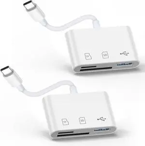 USB C SD Card Reader for Google Pixel 9A 9 Pro 8 Pro 7 Pro 8A 7A 6A 5A Type C MicroSD Android Digital Camera Card Adapter USBC SD Memory Card Reader Adapter for  Galaxy S25 Ultra S24 FE S23 A16