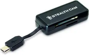 Micro USB OTG Memory Card Reader for Android Devices Black STC-SDCRAND