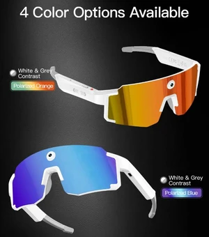 Pack 2pcs Ai new style smart sports goggles with camera support AI translation, object recognition, and an intelligent voice assistant. White/Blue Pack 2pcs Ai new style smart sports goggles with camera support AI translation, object recognition, and an intelligent voice assistant. White/Blue