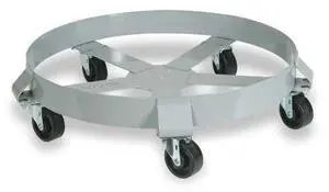 FOR Drum Dolly, 1250 lb., 6-1/2 In H, 55 gal.