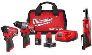 FOR M12 FUEL 2-Tool Combo Kit + M12 Cordless 3/8" Ratchet