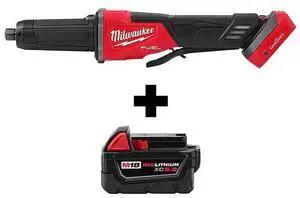 FOR M18 FUEL Variable Speed, Braking Die Grinder, Paddle Switch w/ ONE-KEY + M18 XC5.0 Battery Pack