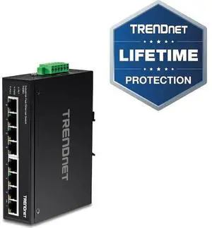 FOR 8-Port Industrial Fast Ethernet Din-Rail Switch 1.6Gbps Switching