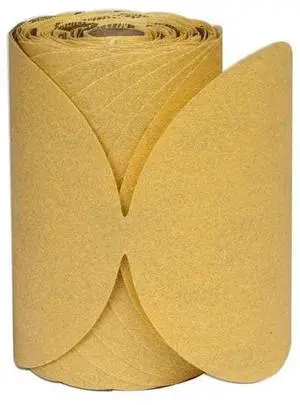 FOR PSA Sanding Disc Roll, 6 in Dia, P80 G