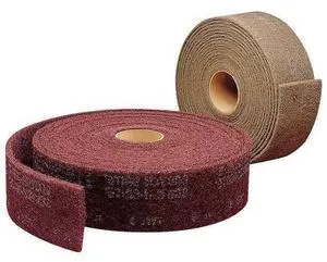 FOR Abrasive Roll, 2 in W x 30 ft L, Aluminum Oxide, CF-RL, Maroon