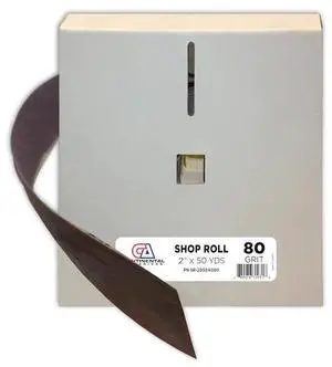 FOR 2" x 50 Yards 80 Grit J Flex Cloth Aluminum Oxide Shop Roll