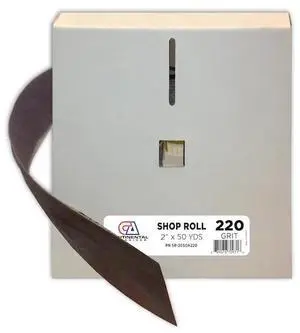 FOR 2" x 50 Yards 220 Grit J Flex Cloth Aluminum Oxide Shop Roll