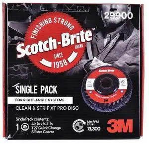 FOR 4.5" dia. Purple 100 grit Extra Coarse Silicon Carbide Quick Change Disc