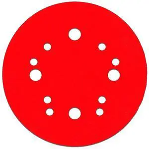 FOR Sanding Disc, Hook and Loop, 5", 120G, PK50, 5" Dia, 12 Hole, Ceramic, 120 Grit