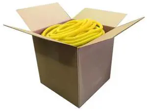 Kable Kontrol Convoluted Split Wire Loom Tubing - 1/2" Inside Diameter - 1100' Length - Yellow