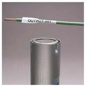 Heat Shrink Label, 3:1 I.D. Shrink Ratio, 0.34 in, Yellow