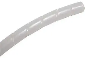 Kable Kontrol Vortex Spiral Wrap Tubing - 3/8" Inside Diameter - 100 Ft Length - Natural Polyethylene