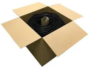 Kable Kontrol High Temp Nylon Split Wire Loom Tubing - 1-1/4" Inside Diameter - 250' Length - Black