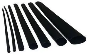 Adhesive Lined Heat Shrink Tube, Heavy Wall, 6:1 I.D. Shrink Ratio, Black, 4 ft