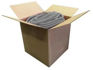 Kable Kontrol Convoluted Split Wire Loom Tubing - 1" Inside Diameter - 300' Length - Gray