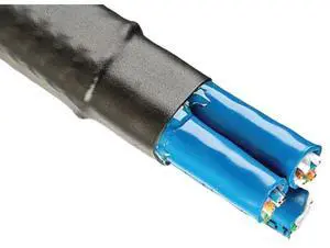 Adhesive Lined Heat Shrink Tube, Dual Wall, 2:1 I.D. Shrink Ratio, Black, 4 Ft